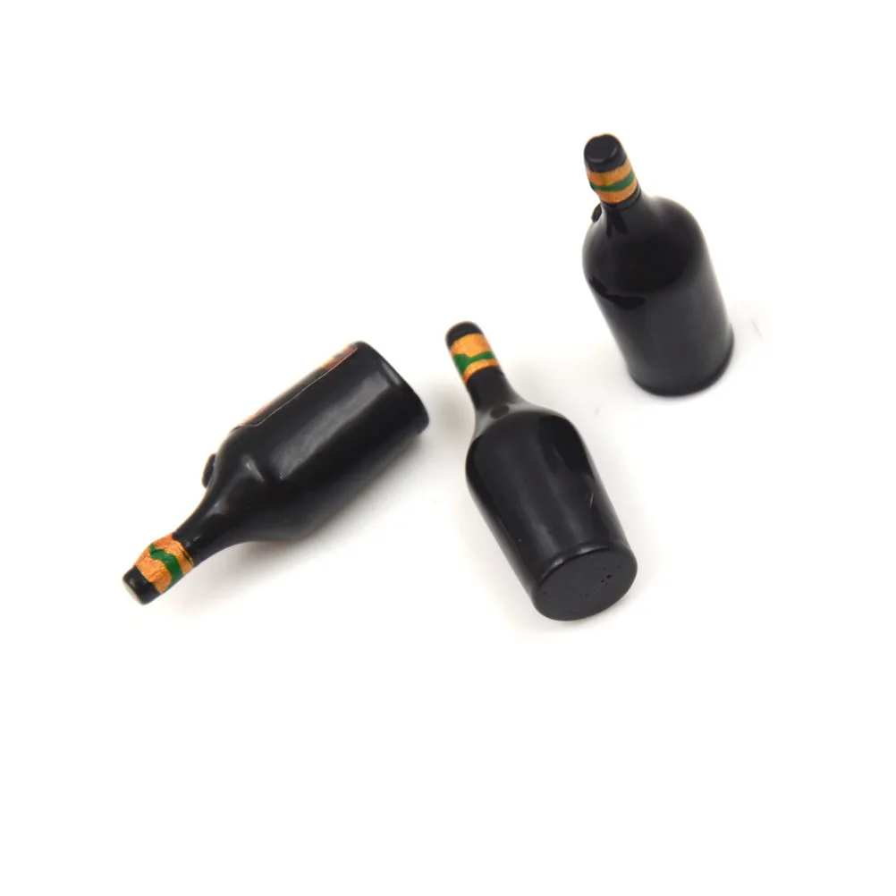 3 шт. миниатюрный Бар Пивной Напиток виски бутылка вина кукольный домик