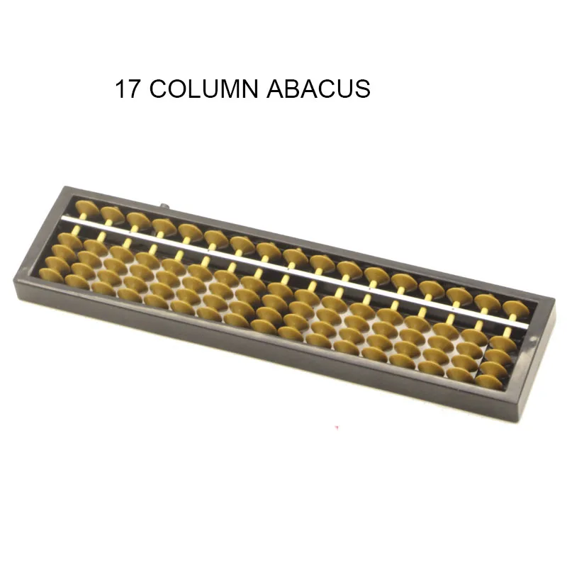 Китай ABS math Abacus 17 колонн Математика опираясь развивающая игрушка Soroban yo010|Юный