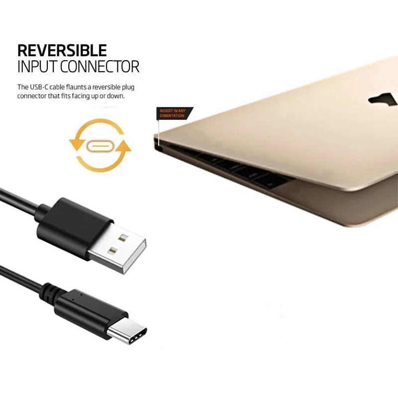 Линия передачи данных Type c для Huawei millet usb линия зарядки мобильного телефона 1 м 2A