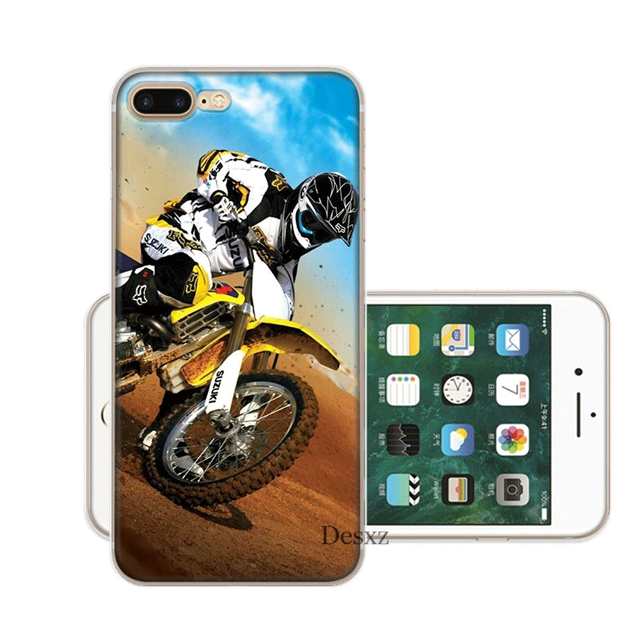 Чехол Desxz для мотокросса iPhone 7 8 6 6s Plus 11 Pro X XR XS Max 5 5S SE |