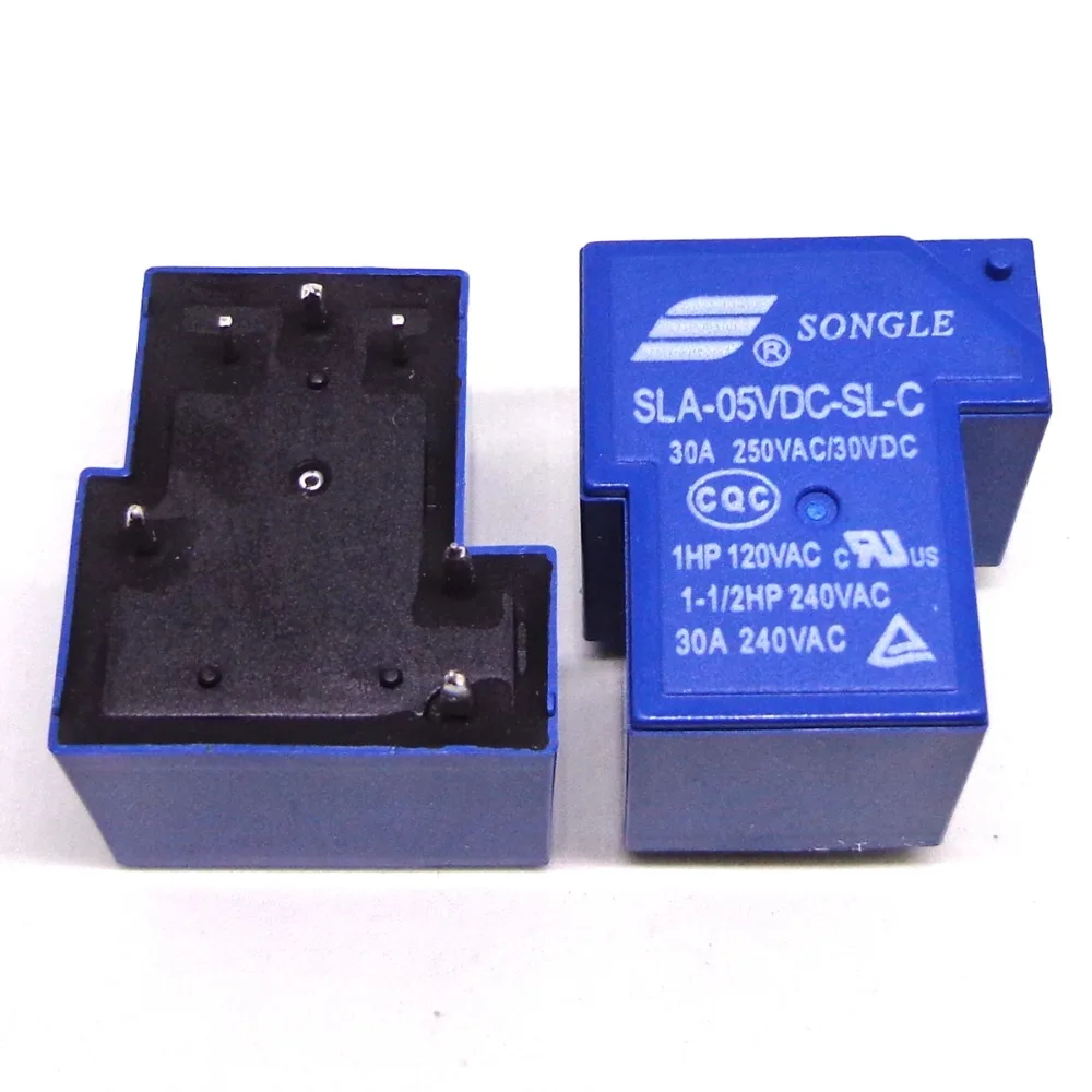 Реле Songle T90 SLA-05VDC-SL-C SLA-12VDC-SL-C SLA-24VDC-SL-C 5 В, 12 В, 24 В постоянного тока, 6PIN T90 1CO реле абсолютно и