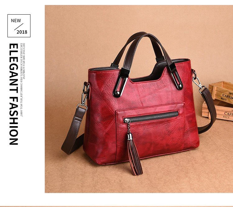 Luxury Handbags Women Bags Designer Ladies High Quality Leather Famous Brand Casual Tote Sac A Main 2018 | Багаж и сумки
