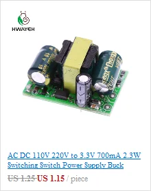 AC-DC 5V 700mA 3,5 Вт точность понижающий преобразователь переменного тока 220 В до 5 В DC понижающий трансформатор питания 12 v 400MA 3,3 v 700MA