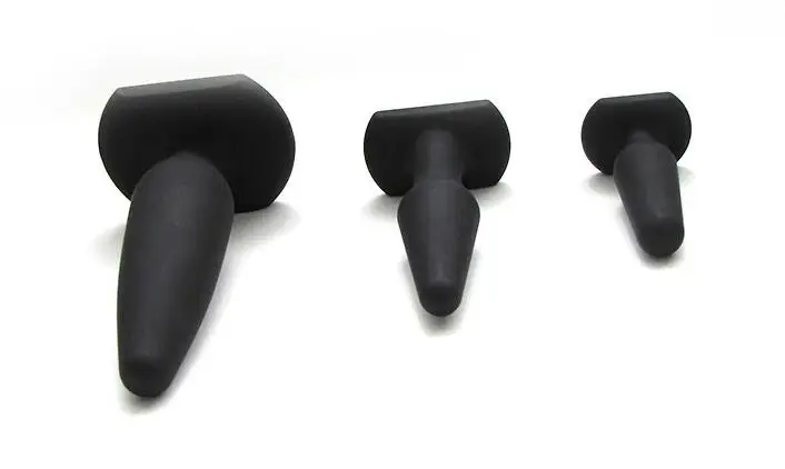 Анальная пробка черная для начинающих анальные секс игрушки мужчин и женщин