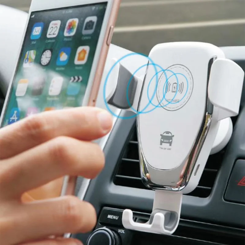 Новое USB настоящее быстрое Qi Беспроводное зарядное устройство для iPhone Samsung 360