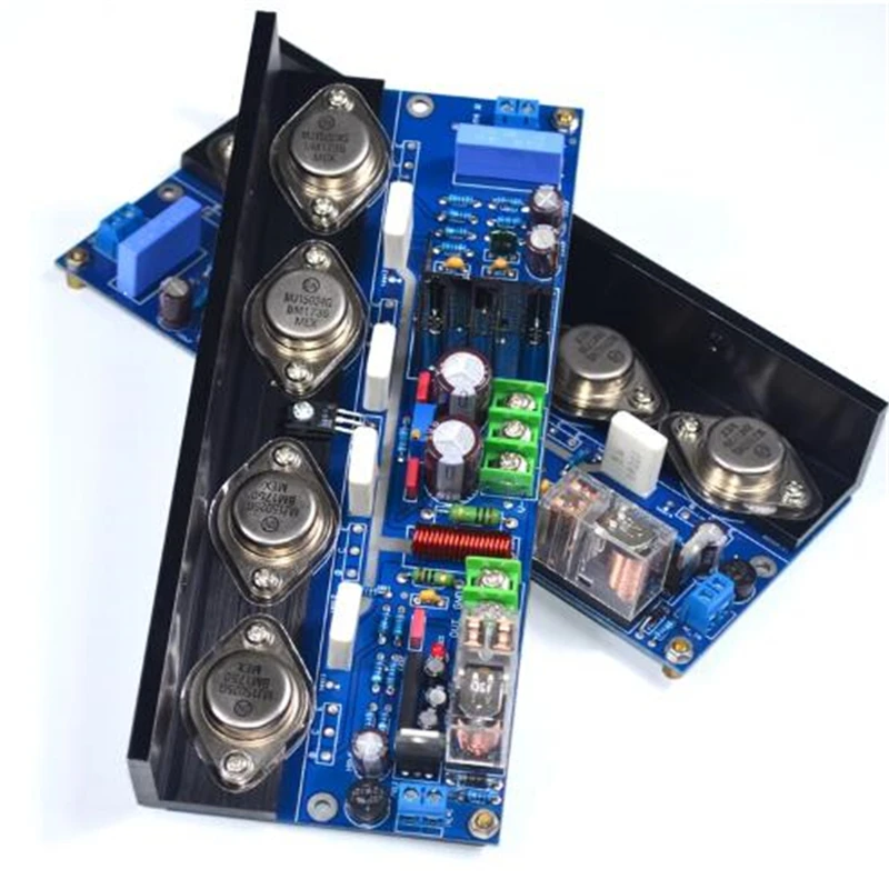 180W + UPC1342V ON MJ15024 MJ15025 Power tube fever level Class AB цена платы усилителя: стандарт США|Усилители