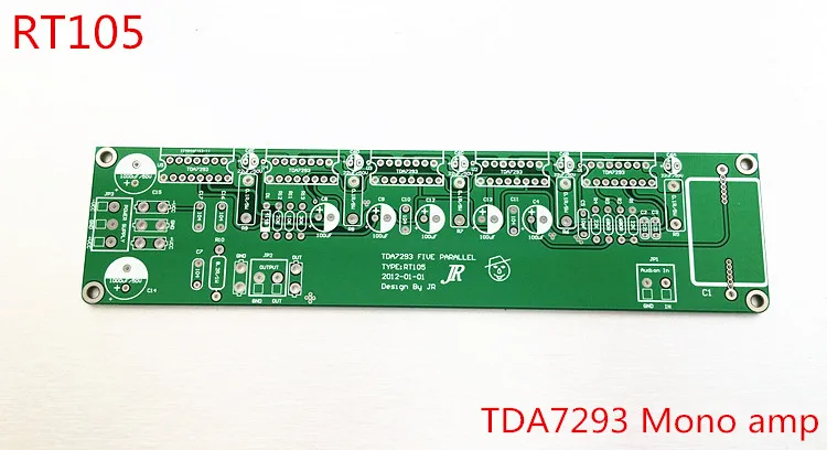 Печатная плата только hifi большой Вт моно усилитель tda7293 5 параллельных 410 пять
