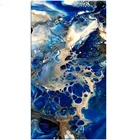 Алмазная 5d Вышивка сделай сам, набор для алмазной живописи, абстрактная голубая классика, вышивка крестиком, 3d Мозаика, украшение, большой размер, икона