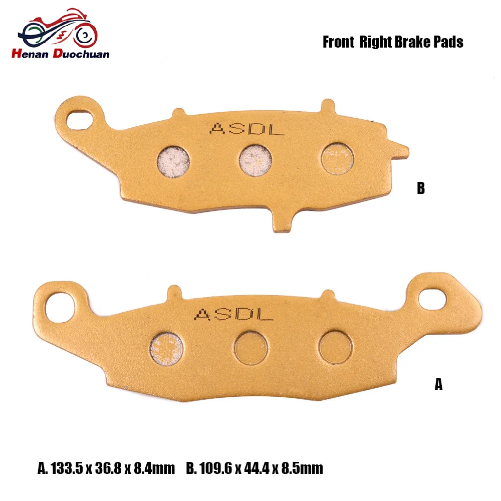 Передние и задние тормозные колодки для Kawasaki KLE 650 KLE650 Versys 07-13 ER6F ER-6F ER6N ER-6N 06-13 Z750 Z750S ZR750 04-07 GPZ1100# c