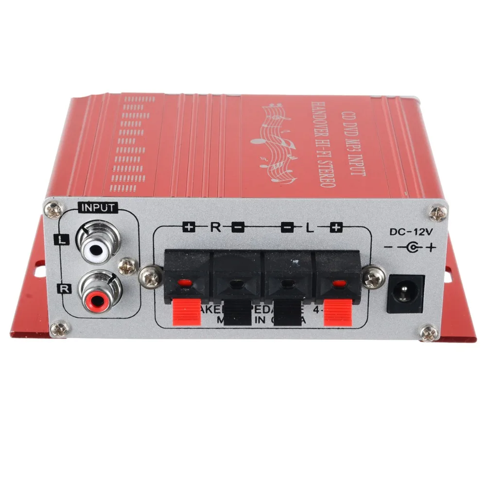 12V 2 канала Hi Fi стерео аудио усилитель мини цифровой HiFi Домашнее Мощность для