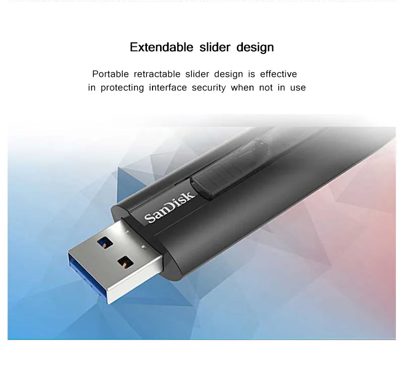 Двойной Флеш-накопитель SanDisk Z800 для экстремальных условий Go USB 3,1 флеш-накопитель 64 ГБ флэш-накопитель USB флеш-накопитель 128 ГБ флэш-диск записи 150 МБ/с. для ТВ/PC/Автомобильный плеер