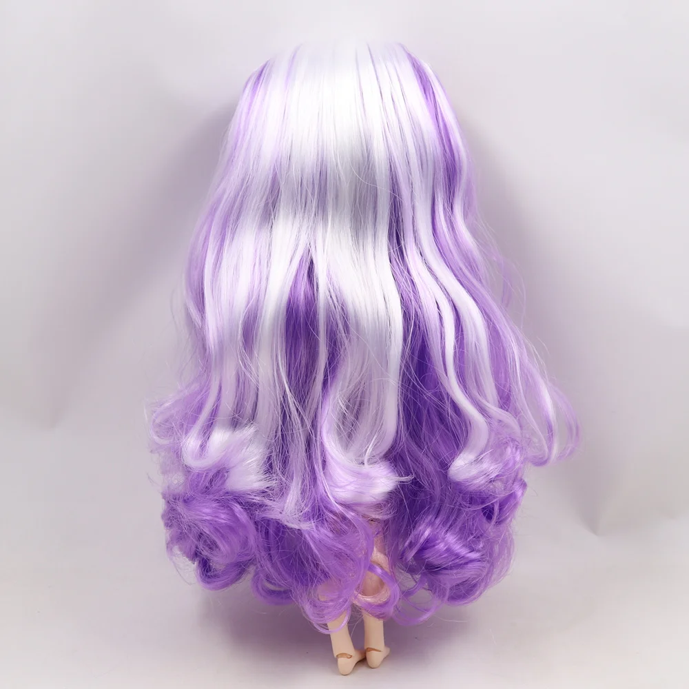 ICY Fortune Days factory blyth кукла белая кожа суставное тело новое матовое лицо с бровями губы смешанные фиолетовые Кудри DIY sd Подарочная игрушка