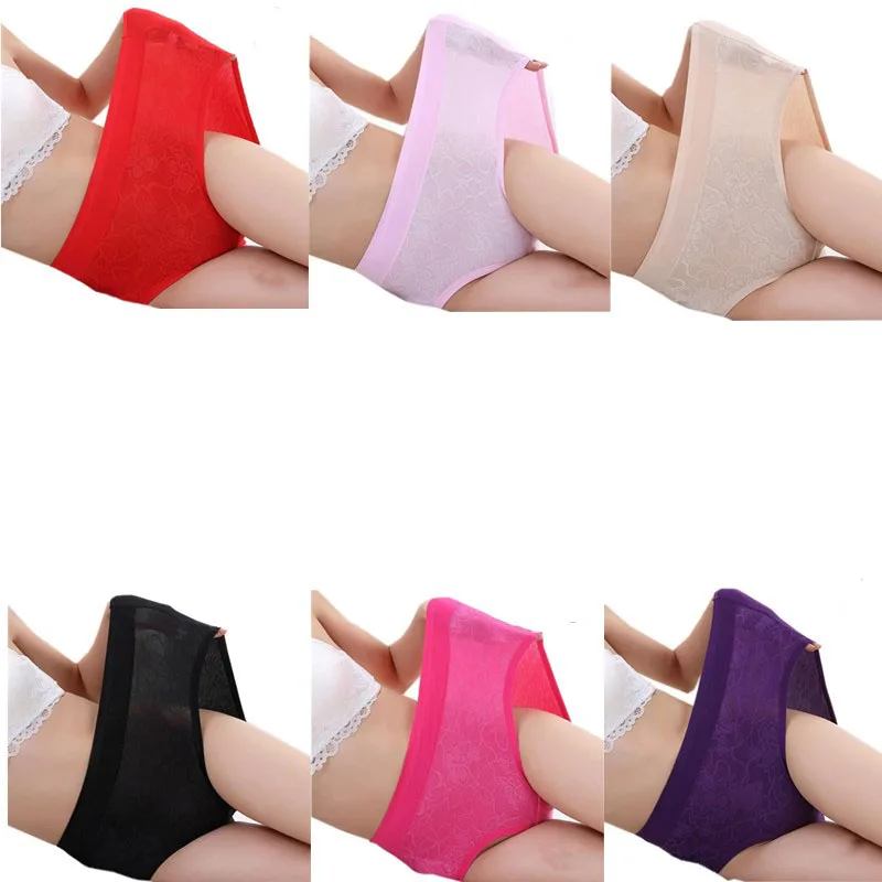 

underwear for women Panties Womens Soft Stretchy Plus Size Ladies Female Brief Plus Size High Waist Modal Cotton ladies panty