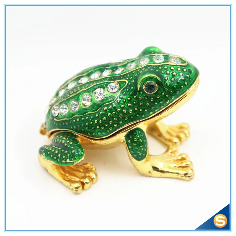 Коробка-безделушка с изображением животных Frog Подарочная коробка для хранения