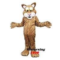 new adult foam cute leopard tiger party mascot costume christmas fancy dress halloween girl mascot costume free ship