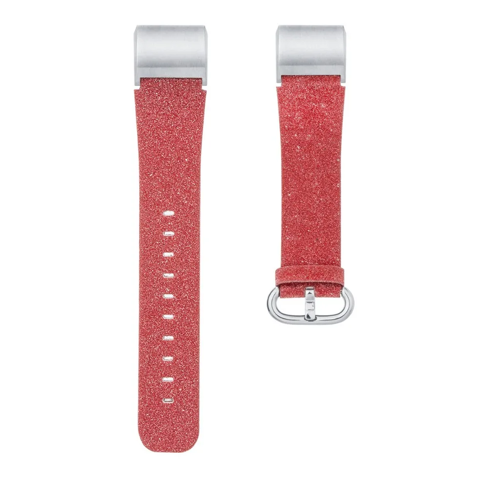 Zuczug ремешок из натуральной кожи для часов FitBit Charge 2 Bling запасной браслет с