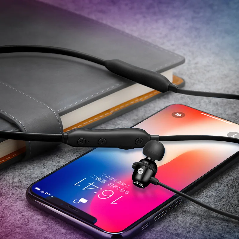 Делает bluetooth наушники на шею Беспроводные спортивные стерео Водонепроницаемый
