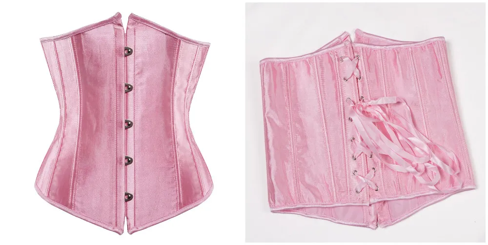 7 цветов на талии Управление под грудью корсеты и бюстье готический корсет Cincher