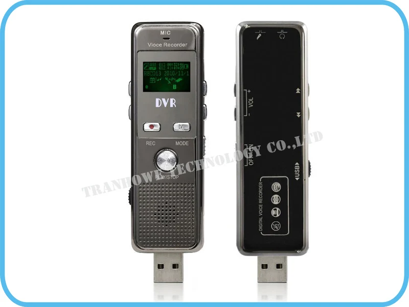 Бесплатная доставка! Цифровой диктофон 4 Гб с функцией FM-радио и MP3-плеера |