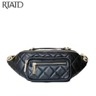 Дизайнерские женские кожаные сумки в клетку, винтажные дамские сумочки через плечо с цепочкой, модный тоут из воловьей кожи для женщин