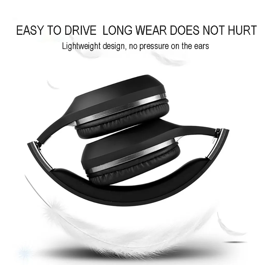 Salar N12 FM HiFi стерео сабвуфер Складная Беспроводная bluetooth-гарнитура игра с микрофоном Спортивная гарнитура Auriculares# G Z606