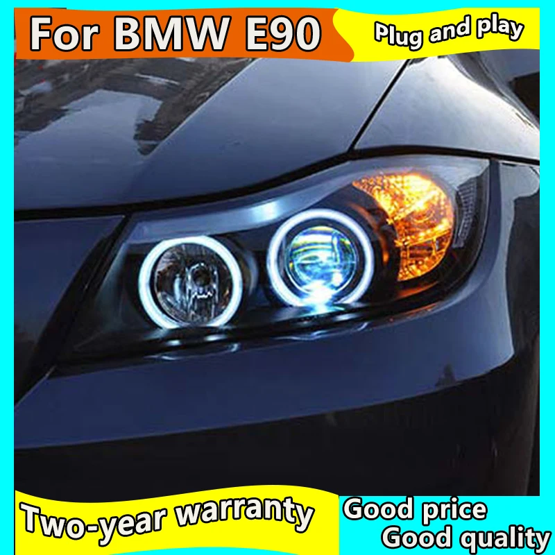 Чехол для автомобильной фары BMW E90 330i 325i 320i 318i 2005-2012 светодиодсветильник дневные