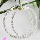 Spark оптовая продажа 50 мм баскетбольные жёны стальные цветные бамбуковые обручи серьги в стиле хип-хоп