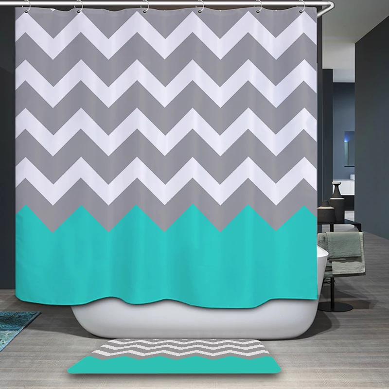 Милый животный олень геометрический Ванная комната Душ занавеска украшение для