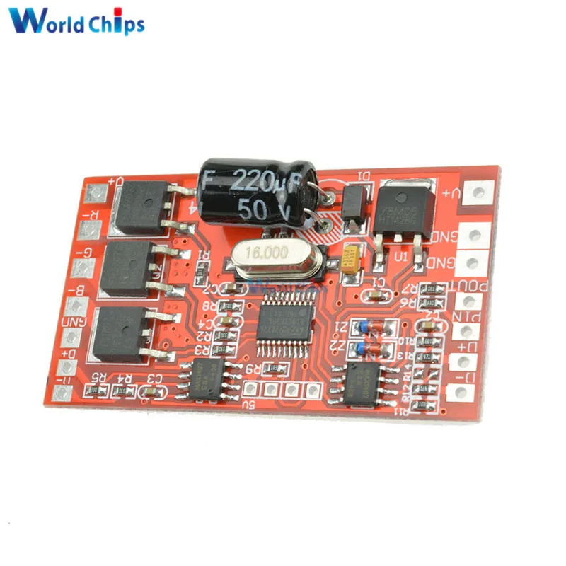 3 канальный 12 а 144 Вт DMX512 декодер светодиодный RGB модуль драйвера освещения сцены DC