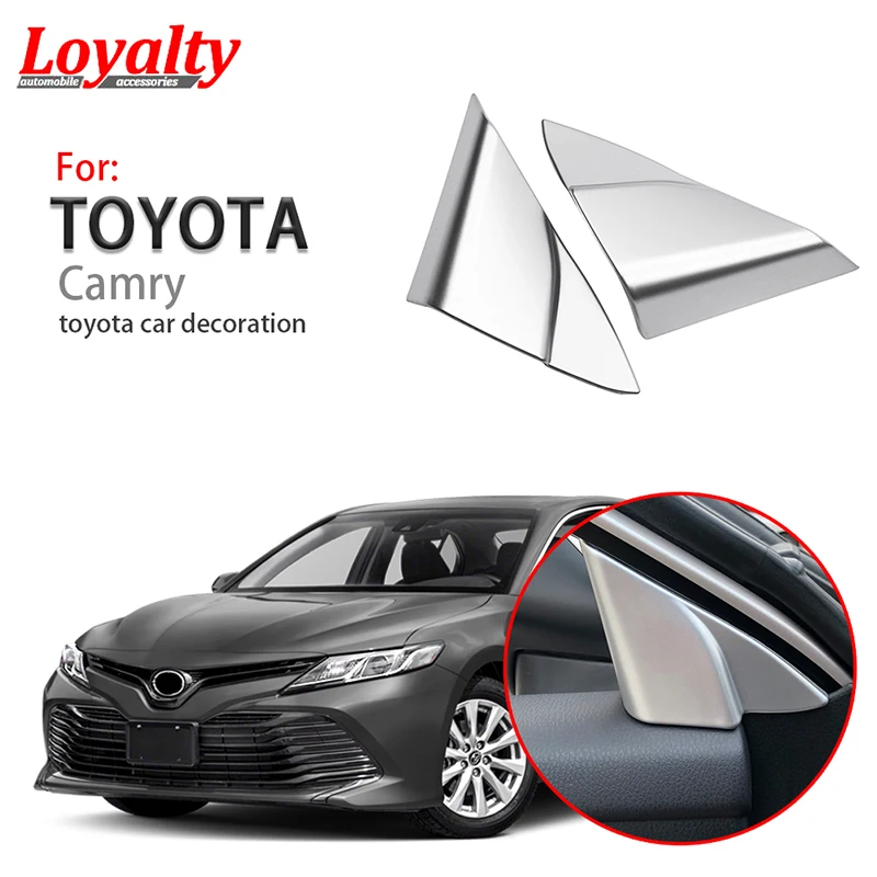Лояльности для Toyota Camry 2018 2019 2020 ABS внутренняя сторона стекла треугольный Декор