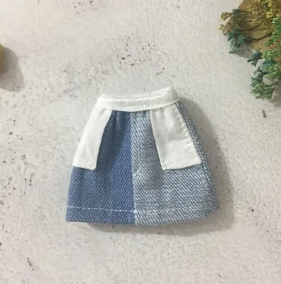 dress Новая классная Одежда для кукол Blyth, джинсы/джинсовая юбка для azone, OB24, Licca, barbies, Blyth pant 30 см для 1/6, аксессуары для кукол, одежда - Цвет: dress