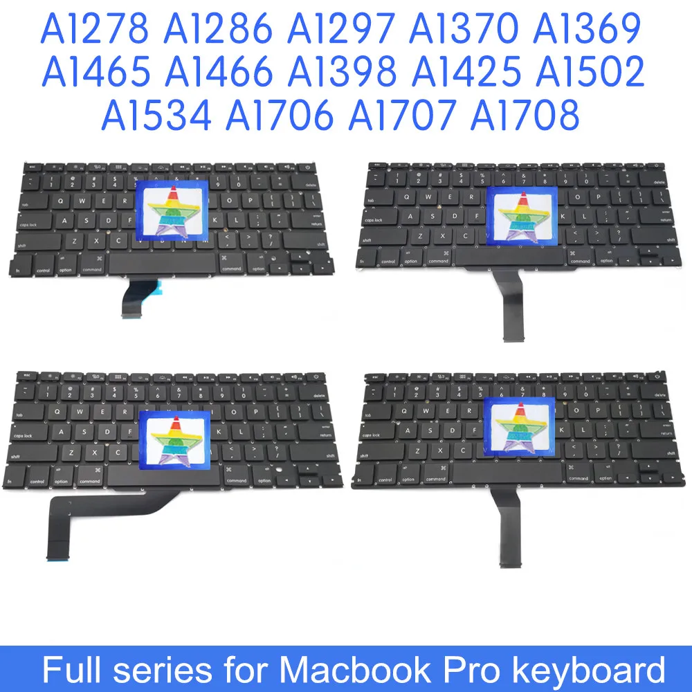 Оригинальная новая A1502 британская раскладка клавиатуры для Apple Macbook Pro 13 ''Retina