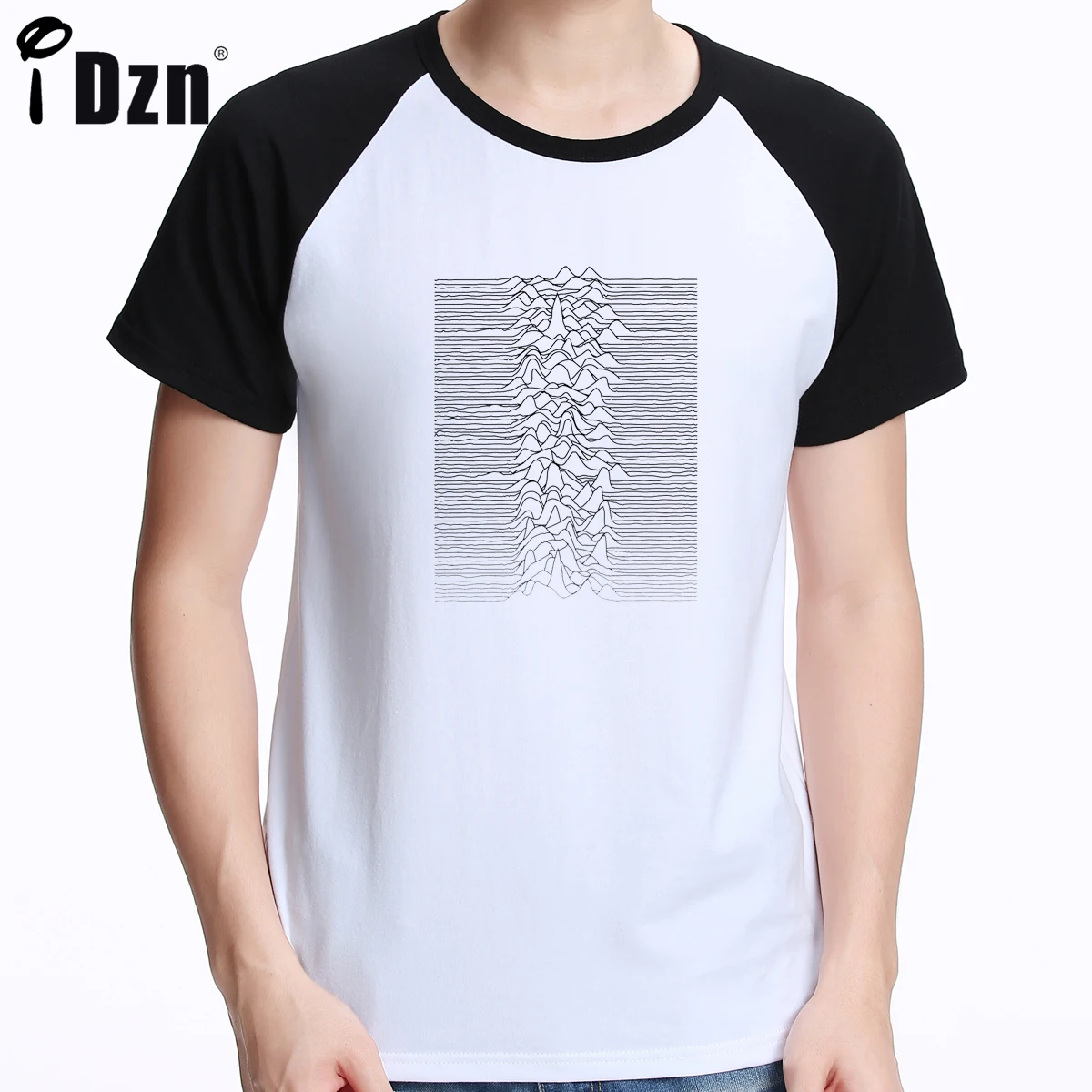 JOY DIVISION Unknown Pleasures Мужская футболка в готическом стиле панк с принтом хлопковая