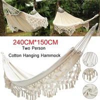 nordic double person hammock outdoor garden swing bed chairs indoor furniture cotton sleeping hamaca morocco leisure hanging bed