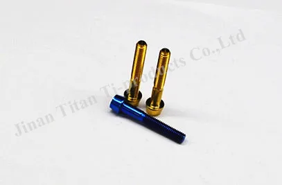 

Gr5 titanium cone head screw bolt M5X32mm