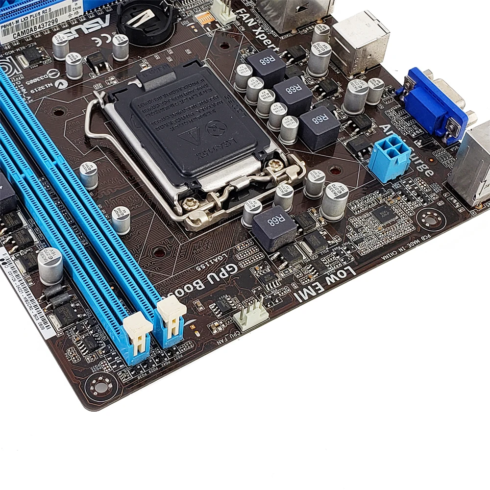 Asus P8H61-M LX3 PLUS R2.0 настольная материнская плата H61 розетка LGA 1155 для Core i3 i5 i7 DDR3 16G SATA2 uATX оригинальная б/у материнская плата