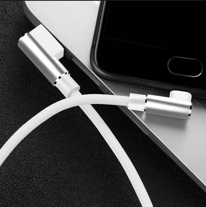 Оригинальный кабель Micro USB 2 3 м А шнур для быстрой зарядки Suntaiho с углом 90 градусов
