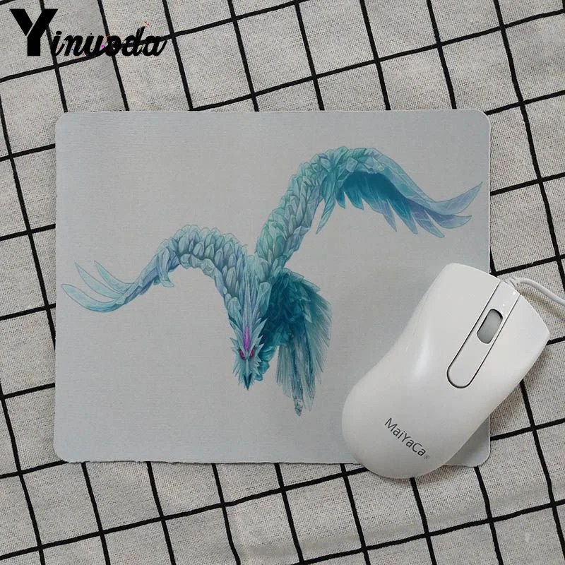 No Lock Edge25x29cm Yinuoda анивия Лига Легенд резиновая мышь прочный Настольный игровой коврик для мыши Противоскользящий ноутбук ПК коврик для мышки с аниме - Цвет: No Lock Edge25x29cm