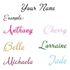 Персонализированная Виниловая наклейка с именем и номером на заказ, наклейка на автомобиль, стену, окно, грузовик