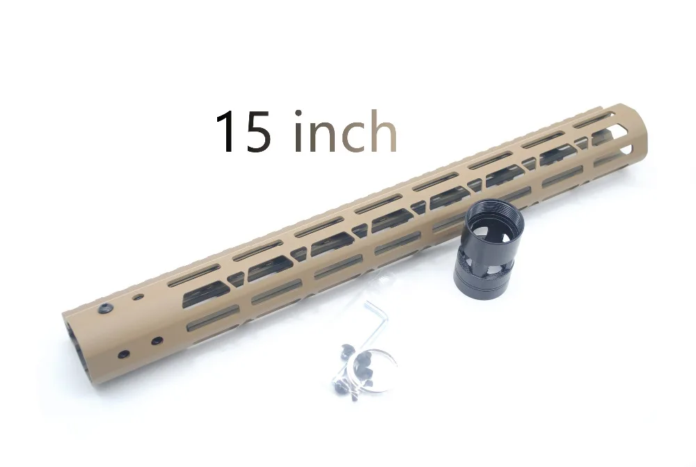 AR15 10 '཈'' 15 ''дюймовый Плавающий поплавок без загара M Lok Handguard Picatinny Rail Mount