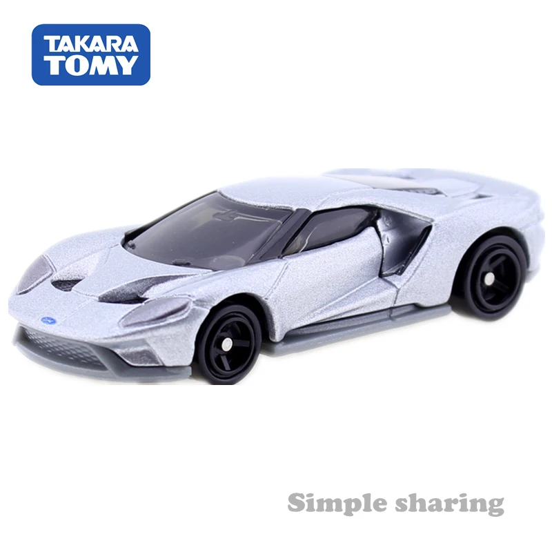 TOMICA NO.19 FORD GT Серебряный спортивный автомобиль масштаб 1:64 Takara Tomy металлические