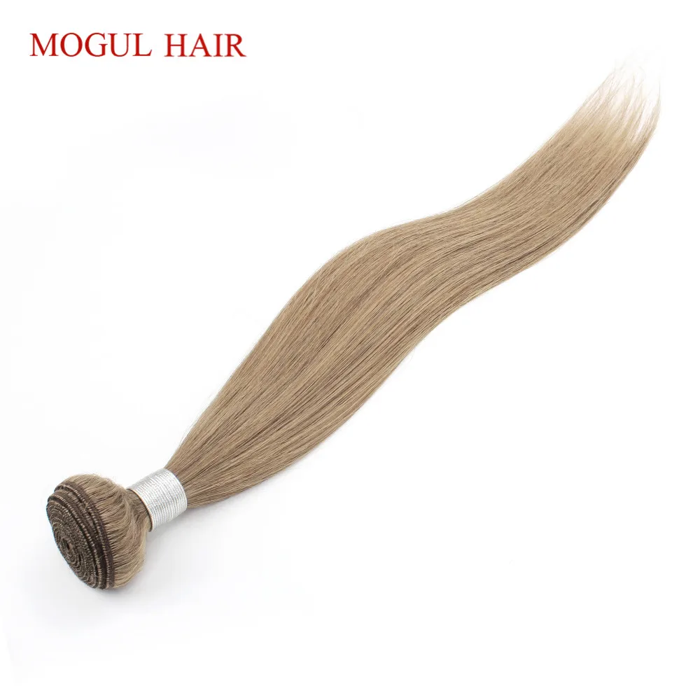 Mogul цвет волос 8 пепел блондинка один кусок индийские прямые волосы Weave Связки