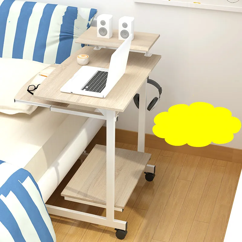 Современный Настольный компьютер мобильный ноутбук простой стол 70 см маленький