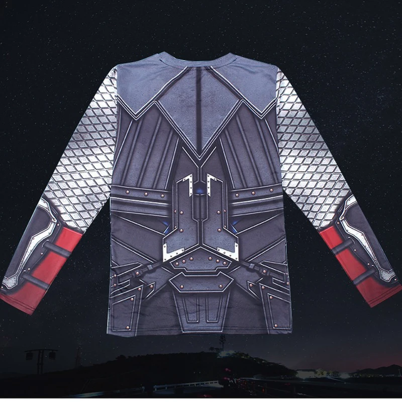 Мужские 3D футболки с рисунком черной Пантеры длинными рукавами для мужчин одежда