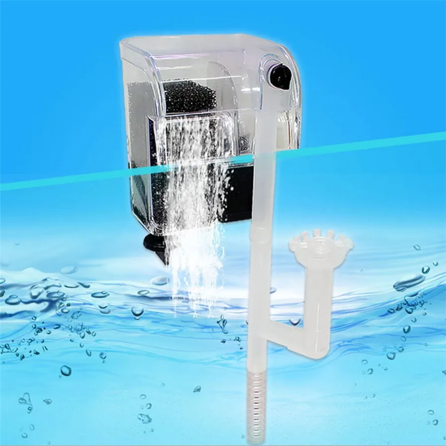 3 Вт подвесной внешний фильтр для аквариума водяной насос циркуляции кислорода в