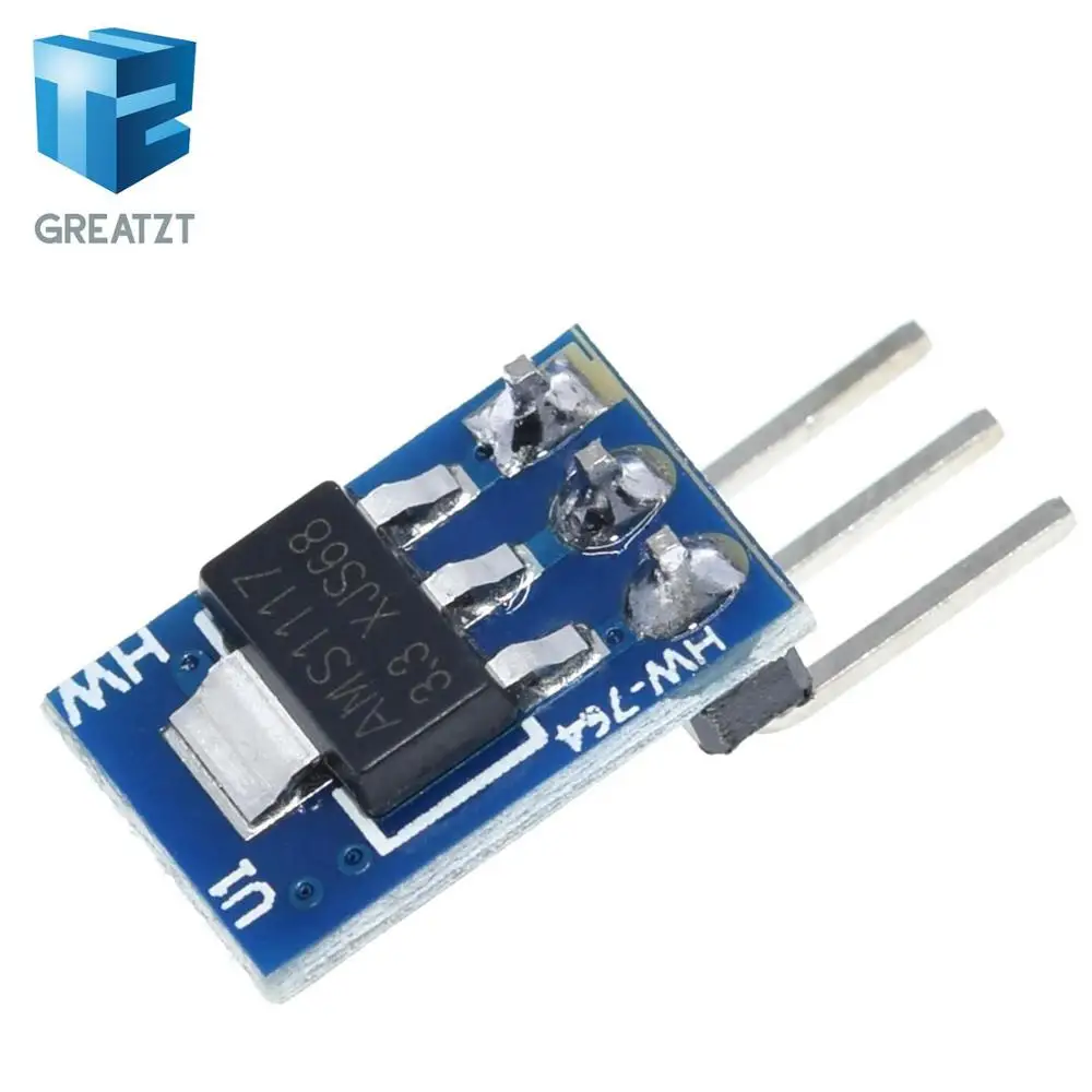 High Quality 10PCS 5V to 3.3V For DC-DC Step-Down Power Supply Buck Module AMS1117 LDO 800MA | Электронные компоненты и