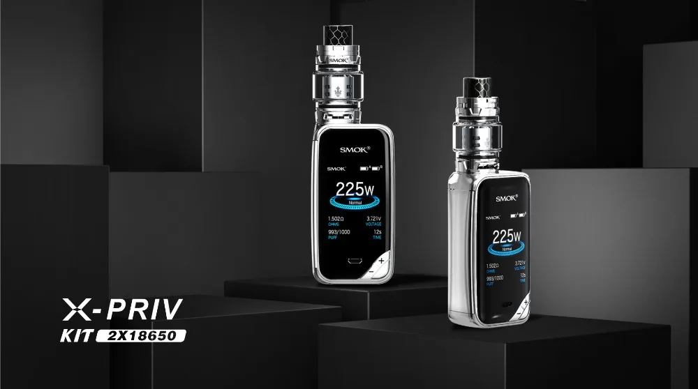 SMOK X-priv комплект с 8 мл TFV12 Prince Tank Vaporizer 225 Вт X priv Mod электронная сигарета SMOK VAPE Kit VS G-priv 2
