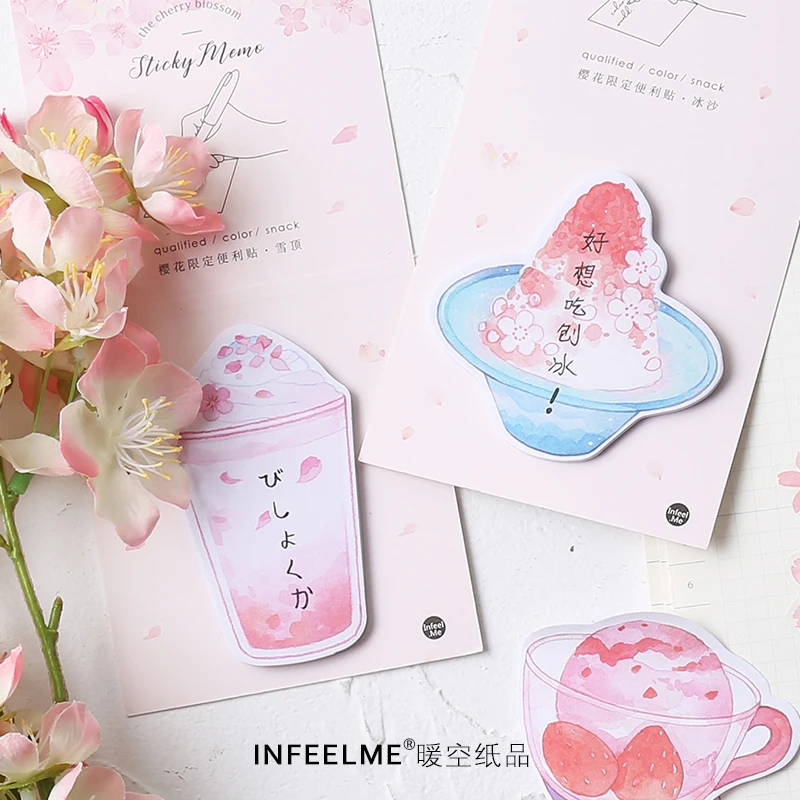 Infeel.me Sakura лимитированный блокнот для записей липкий записей|Блокноты| |
