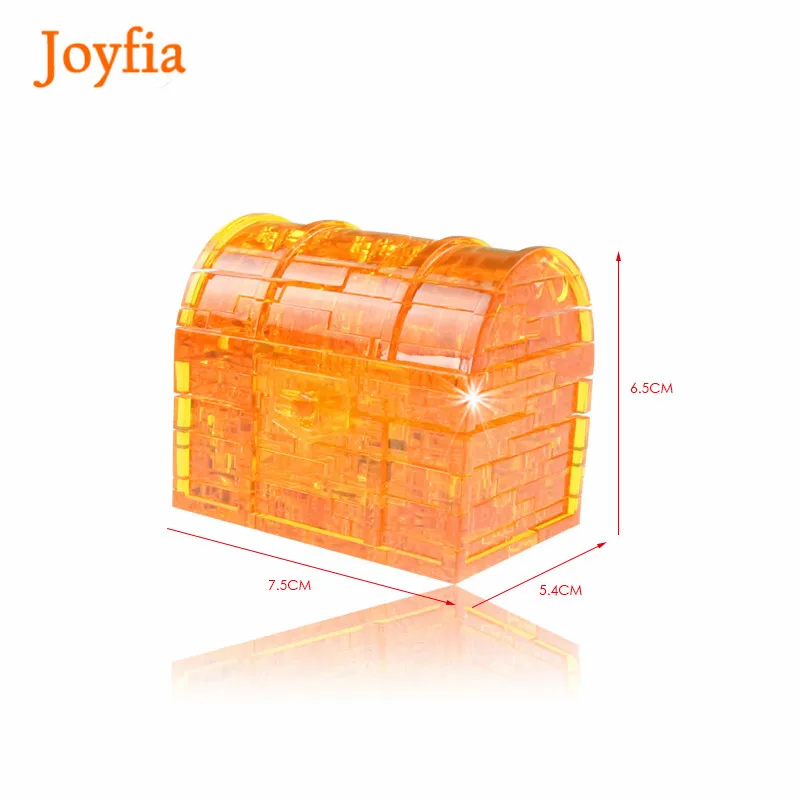 Joyfia забавная головоломка с сокровищами сделай сам 3D пазл кристаллами