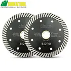 Diatool 2 шт. diamond горячего прессования супертонкие diamond turbo лезвия для жестких Материал Керамика плитка Гранит Резка